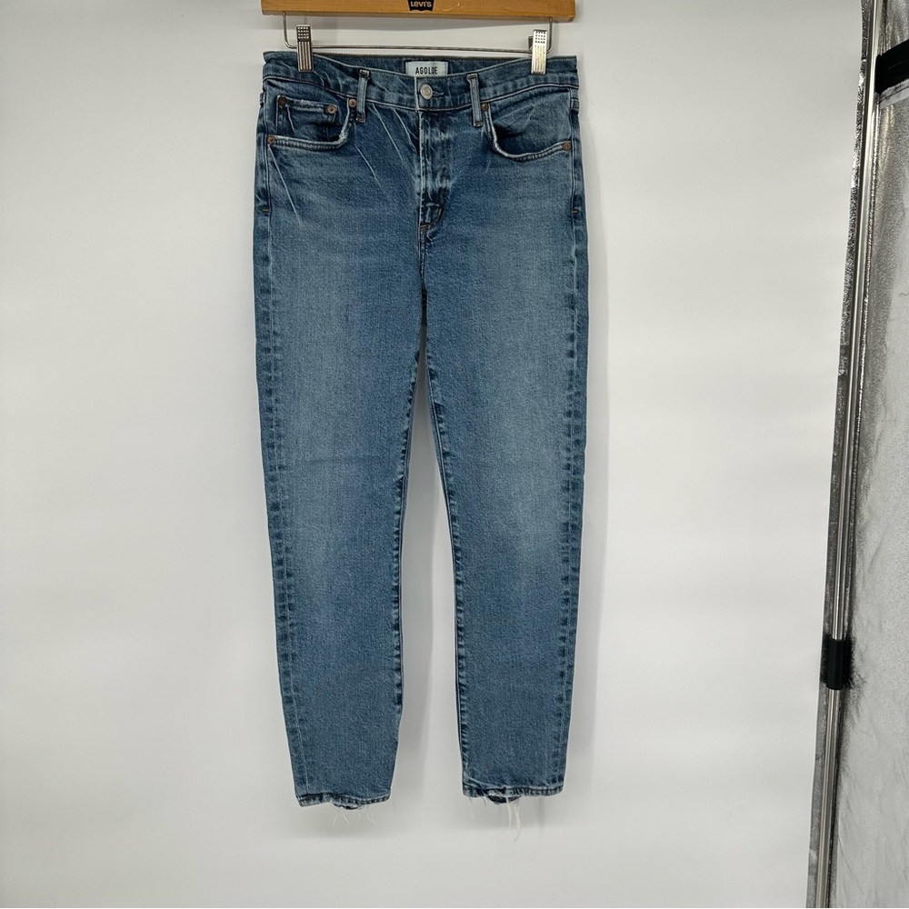 AGOLDE Medium Wash Straight Leg Jeans Sz 27